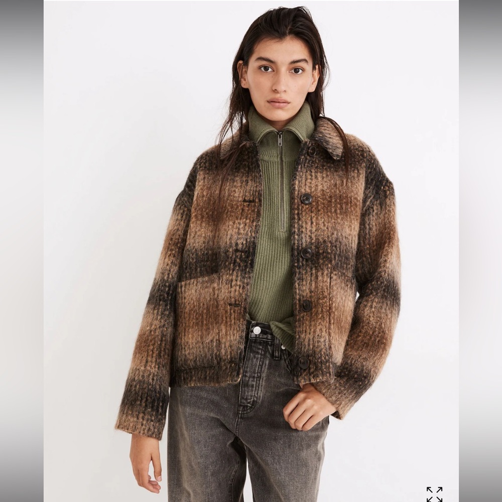 Madewell Kenwick Jacket in Plaid - Small NWT